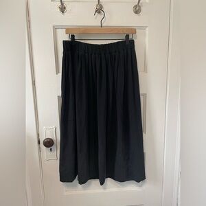 Elizabeth Suzann Bel skirt in black silk crepe
